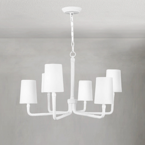 Boracay Chandelier Small, in white