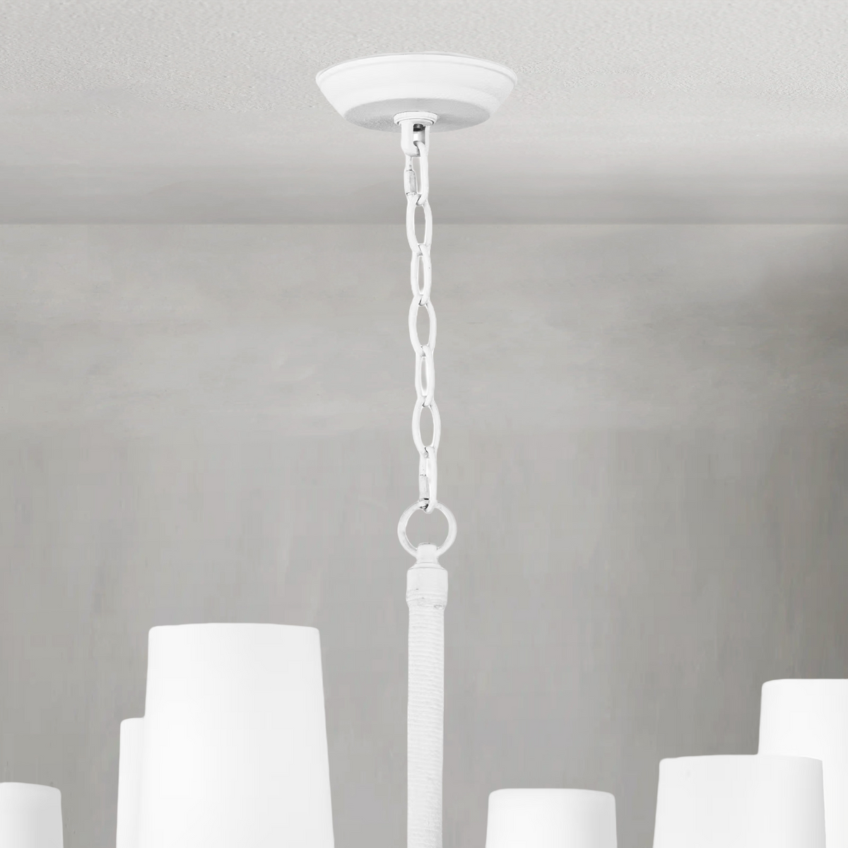 Boracay Chandelier Small, in white - view 2