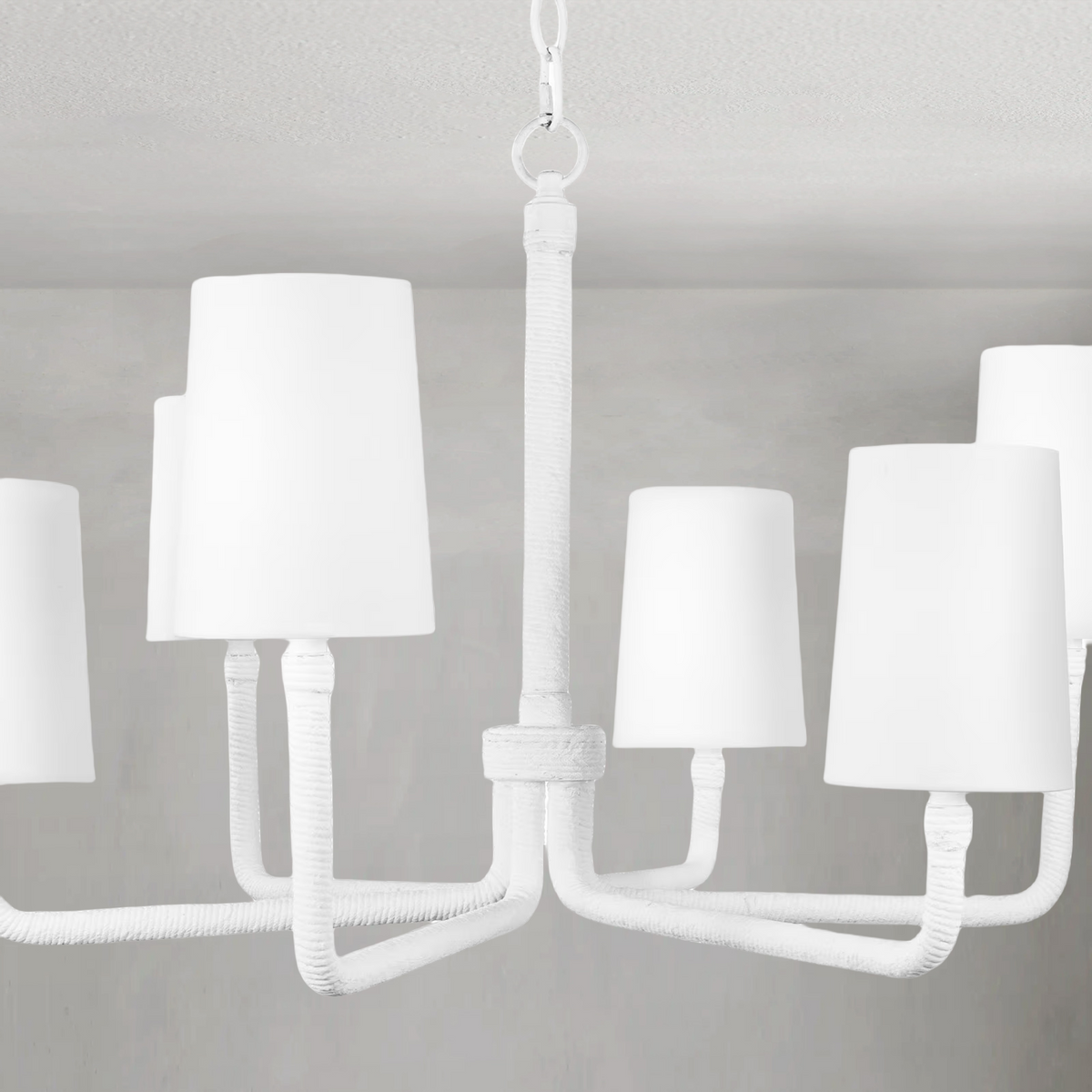 Boracay Chandelier Small, in white - view 3