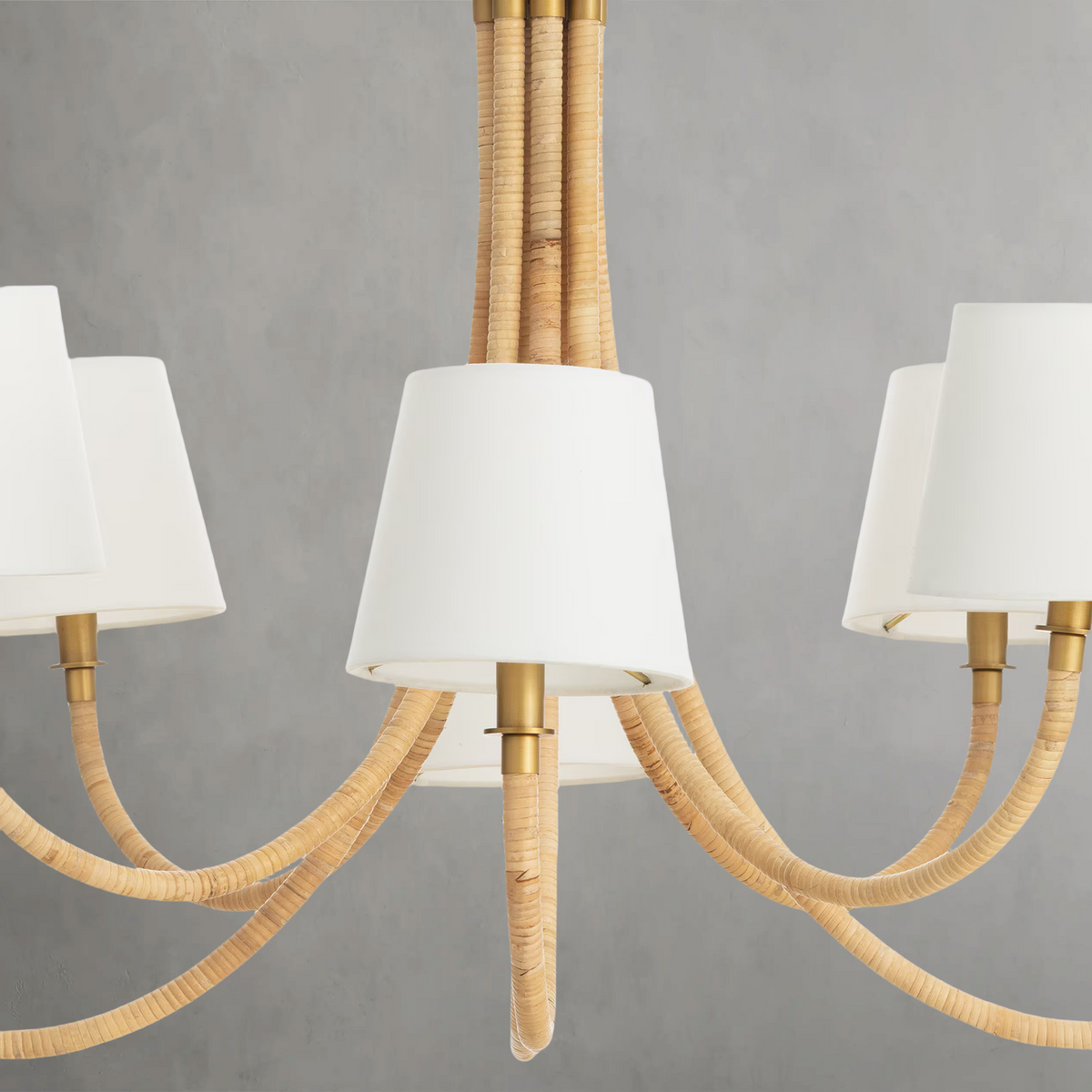 Tidelle Chandelier, in natural - view 2