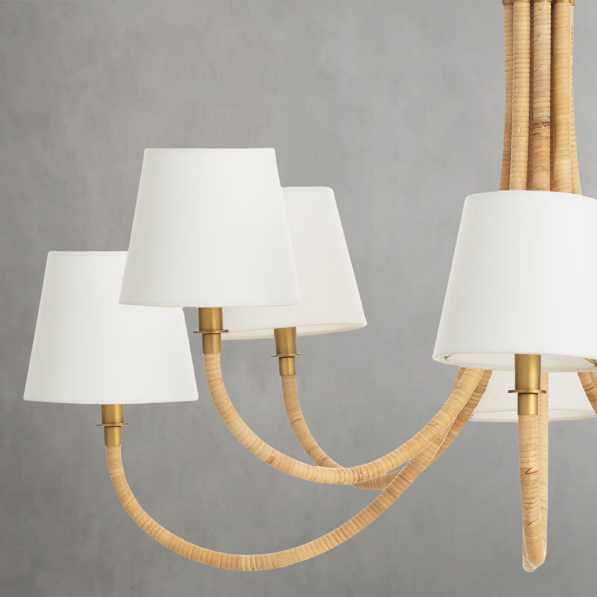 Tidelle Chandelier, in natural - view 3