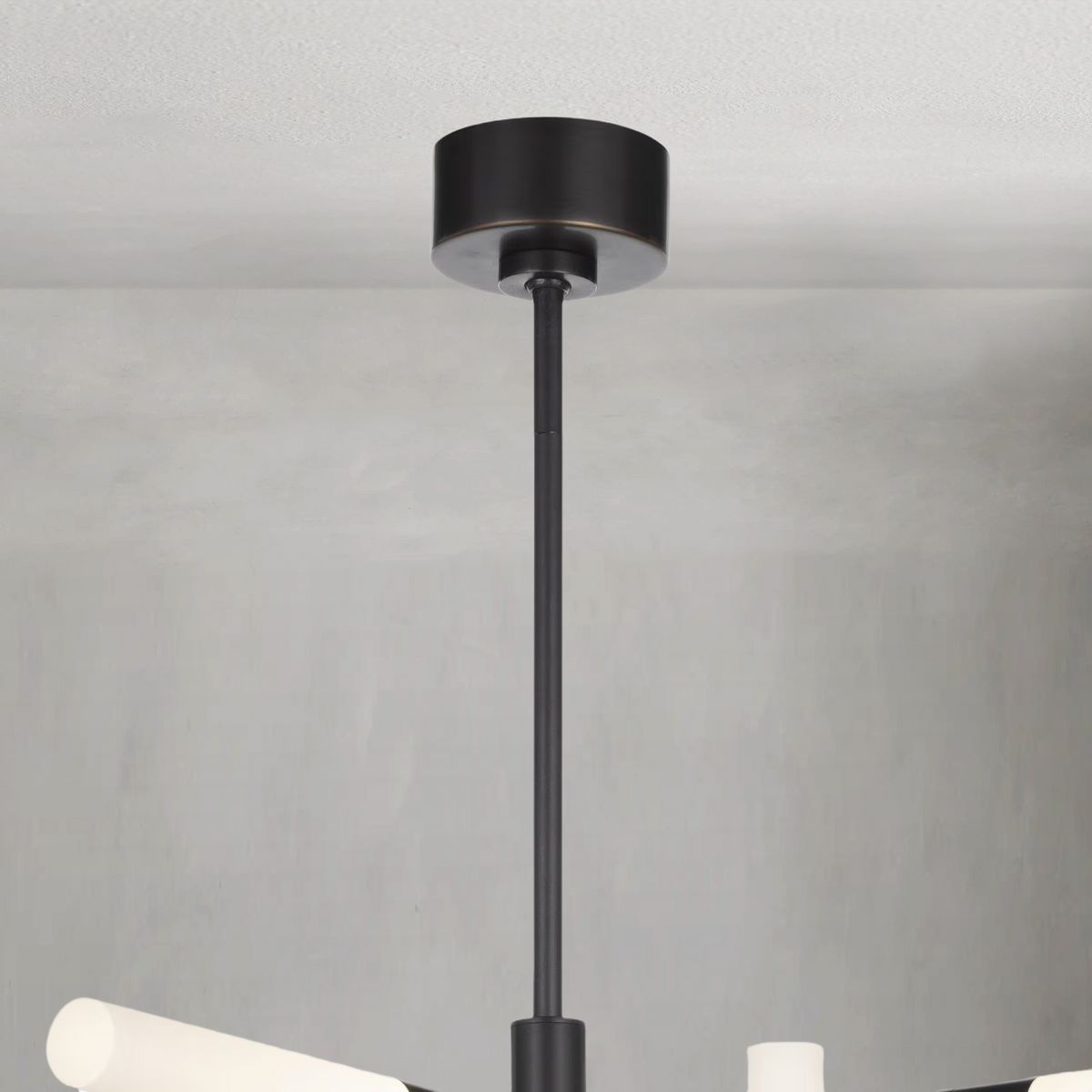 Calliope Chandelier, steel in natural brass - view 9