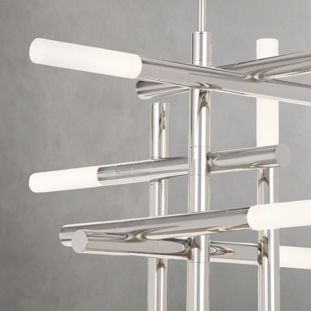 Calliope Chandelier, steel in natural brass - view 13