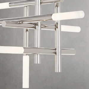 Calliope Chandelier, steel in natural brass - view 14