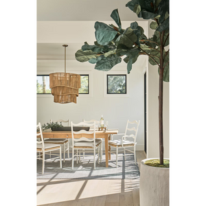 Valmont Natural Rattan Chandelier - view 4