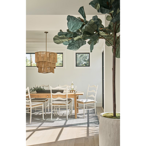 Valmont Natural Rattan Chandelier - view 5