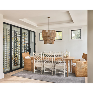 Valmont Natural Rattan Chandelier - view 6