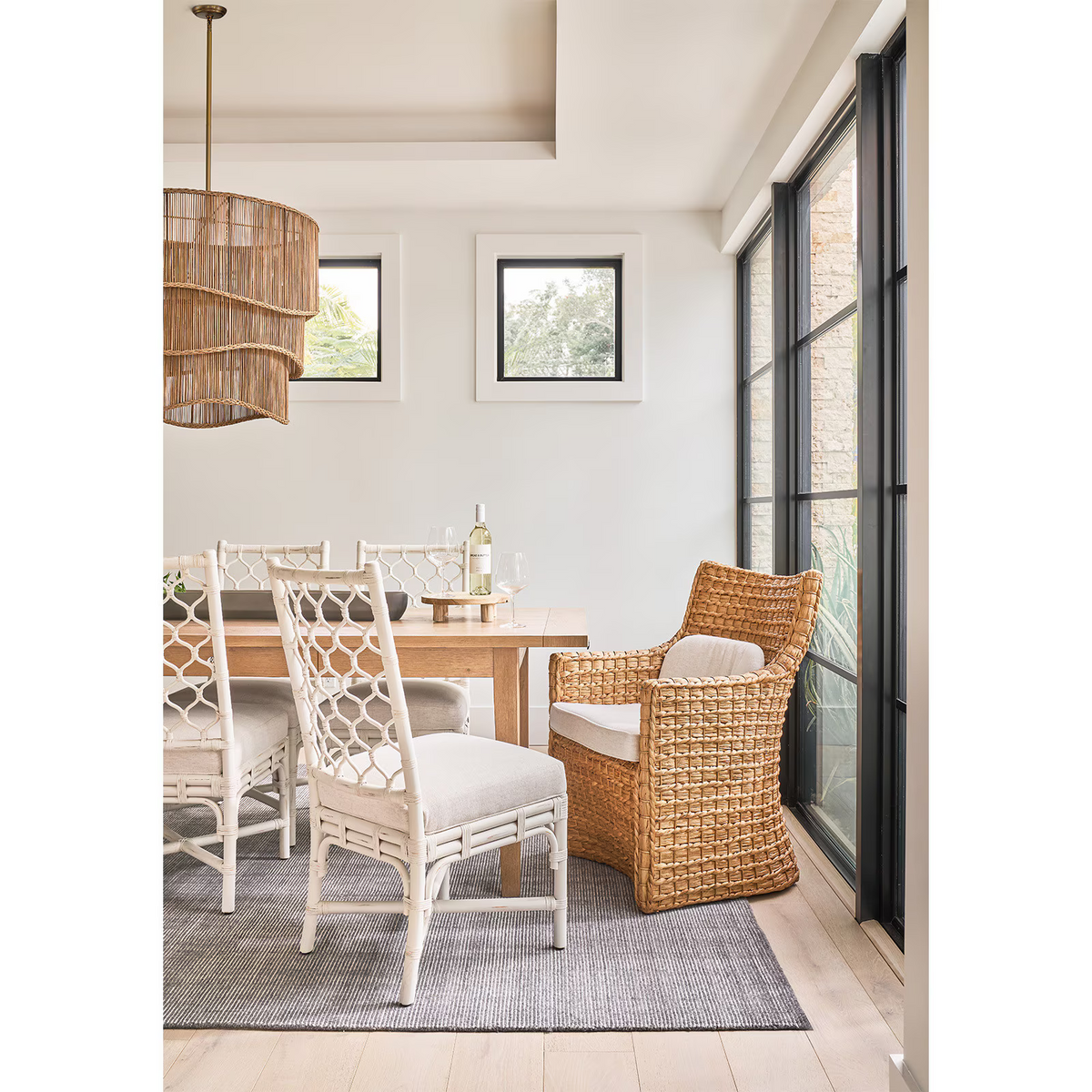 Valmont Natural Rattan Chandelier - view 8