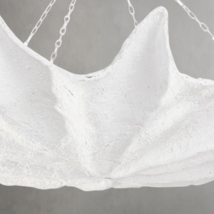 Aquelle Chandelier, resin in white - view 4