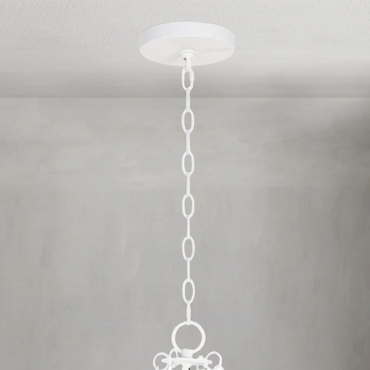 Aquelle Chandelier, resin in white - view 5