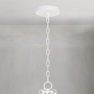 Aquelle Chandelier, resin in white - view 5