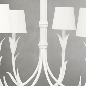 Fontara White Reed Chandelier, steel - view 5