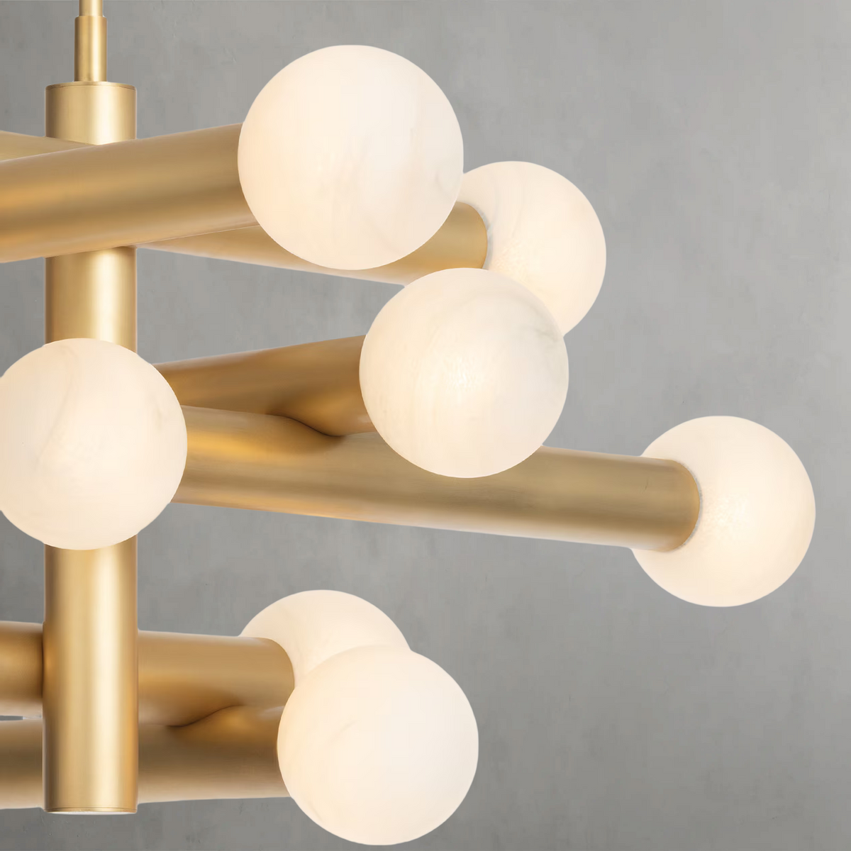 Bellara Chandelier, steel in polished nickel - view 3