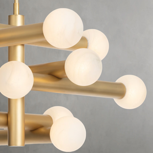 Bellara Chandelier, steel in polished nickel - view 3