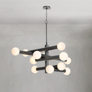 Bellara Chandelier, steel in polished nickel - view 5