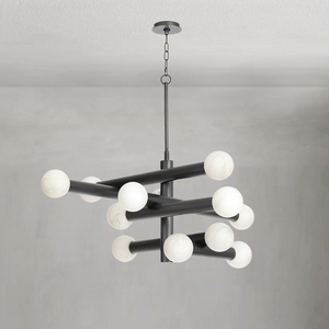 Bellara Chandelier, steel in polished nickel - view 6