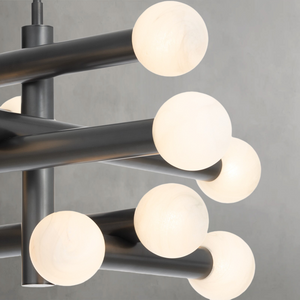 Bellara Chandelier, steel in polished nickel - view 7