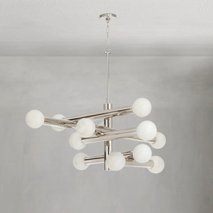 Bellara Chandelier, steel in polished nickel - view 11
