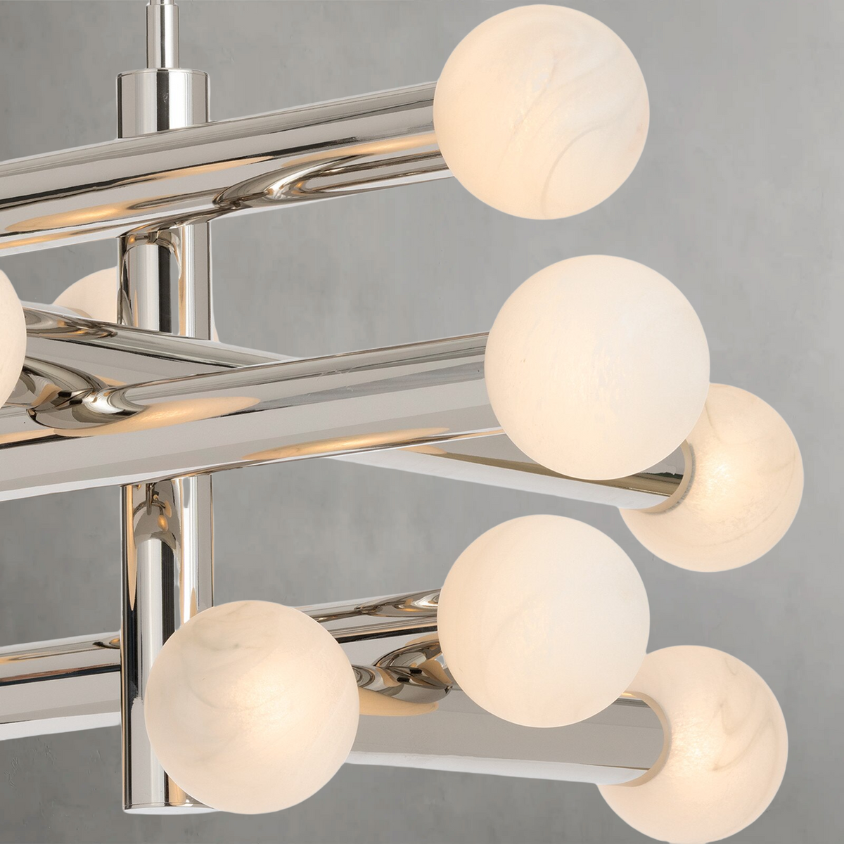 Bellara Chandelier, steel in polished nickel - view 12