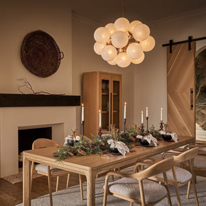 Driftelle Nickel Glass Chandelier, in polished nickel - view 6