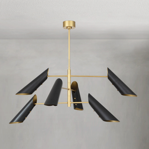 Nebine Chandelier, steel in white - view 6