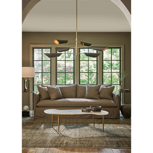 Nebine Chandelier, steel in white - view 12