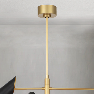 Nebine Chandelier, steel in white - view 9