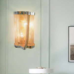 Ashley Aluminum Chain Tassel Wall Sconce, chandelier - view 7