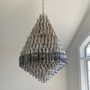 Staircase/Foyer Chandelier With High Clarity Crystals Luxury Ceiling Light - view 3