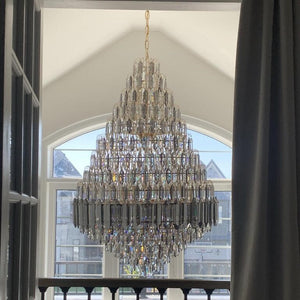 Staircase/Foyer Chandelier With High Clarity Crystals Luxury Ceiling Light - view 4