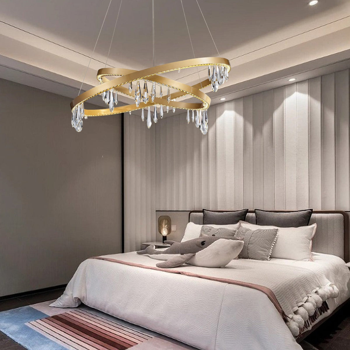 Orbit Crystal Ring Chandelier 31.5" - view 5