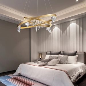 Orbit Crystal Ring Chandelier 31.5" - view 5