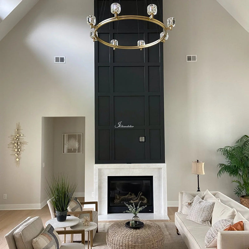 Delmar Series Glass Chandelier