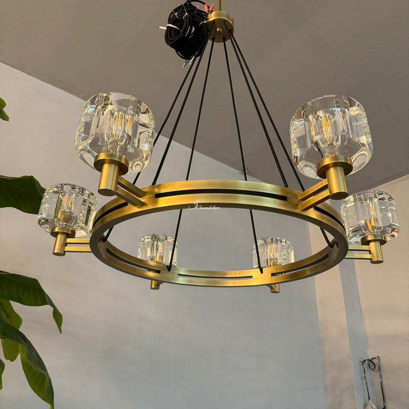 Delmar Series Glass Chandelier - view 3