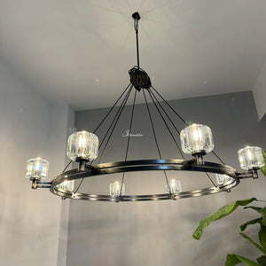 Delmar Series Glass Chandelier - view 4