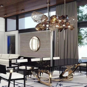 Modern Wine Glass Shape Chandelier Italian Light Luxury Light Fixture for Dining Room/Living Room - view 3