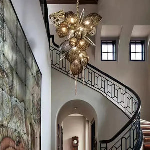Modern Wine Glass Shape Chandelier Italian Light Luxury Light Fixture for Dining Room/Living Room - view 2
