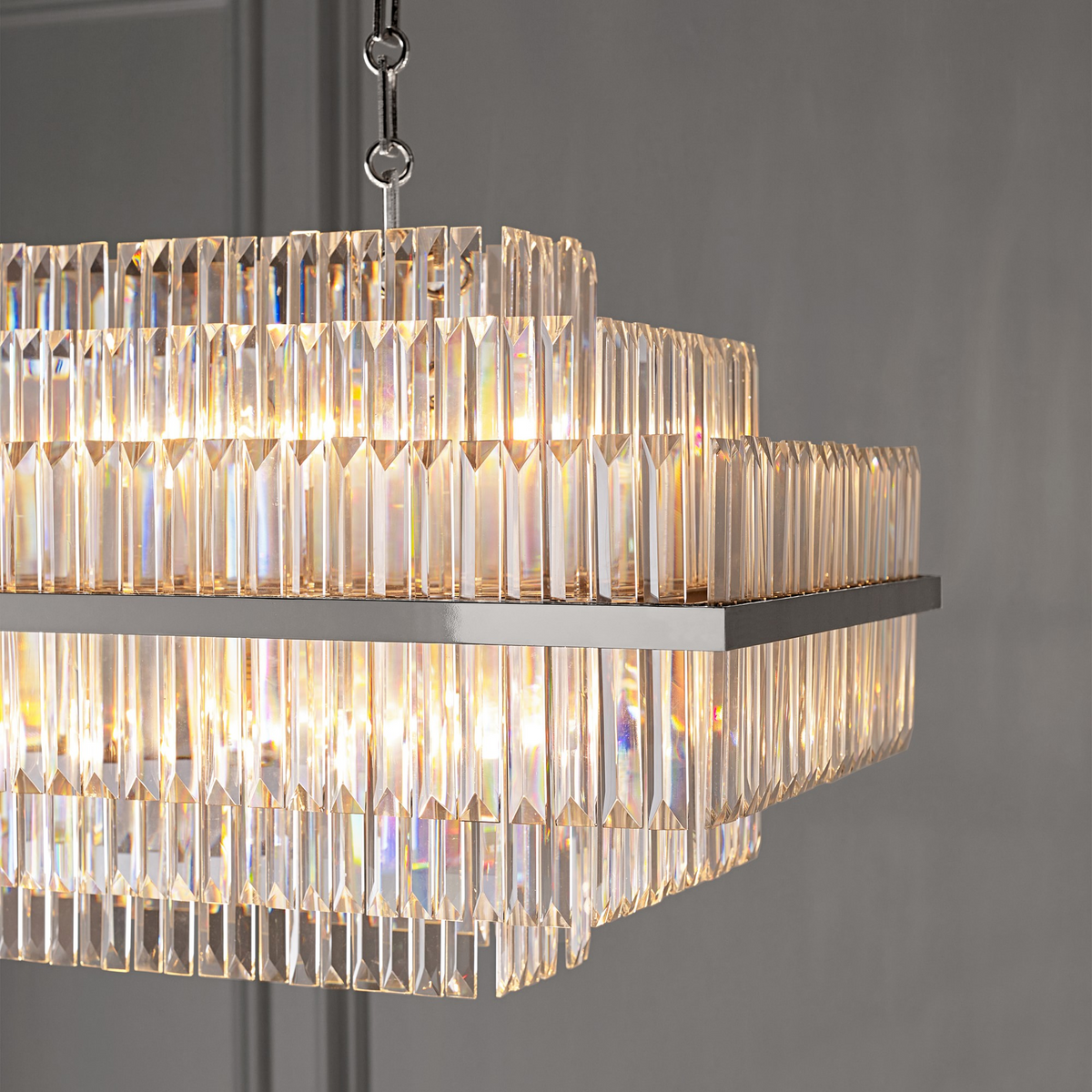 Vienna Linear Crystal Chandelier - view 3