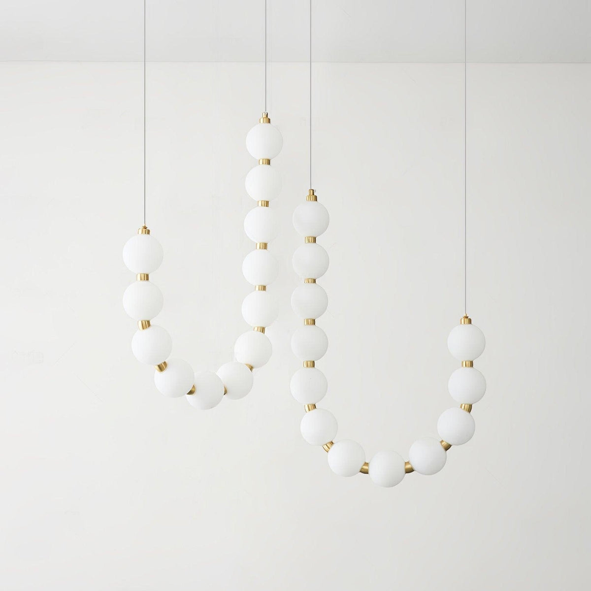 Glass Pearl Necklace Chandelier - view 53