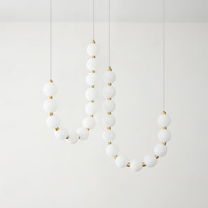 Glass Pearl Necklace Chandelier - view 53