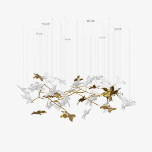 Vine Meteor Shower Crystal Spiral Chandelier - view 2
