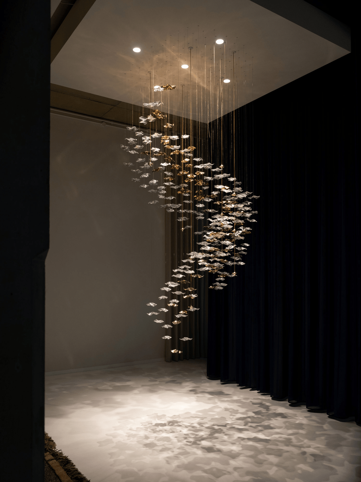 Galaxy Tidal Art Glass Crystal Spiral Chandelier - view 72