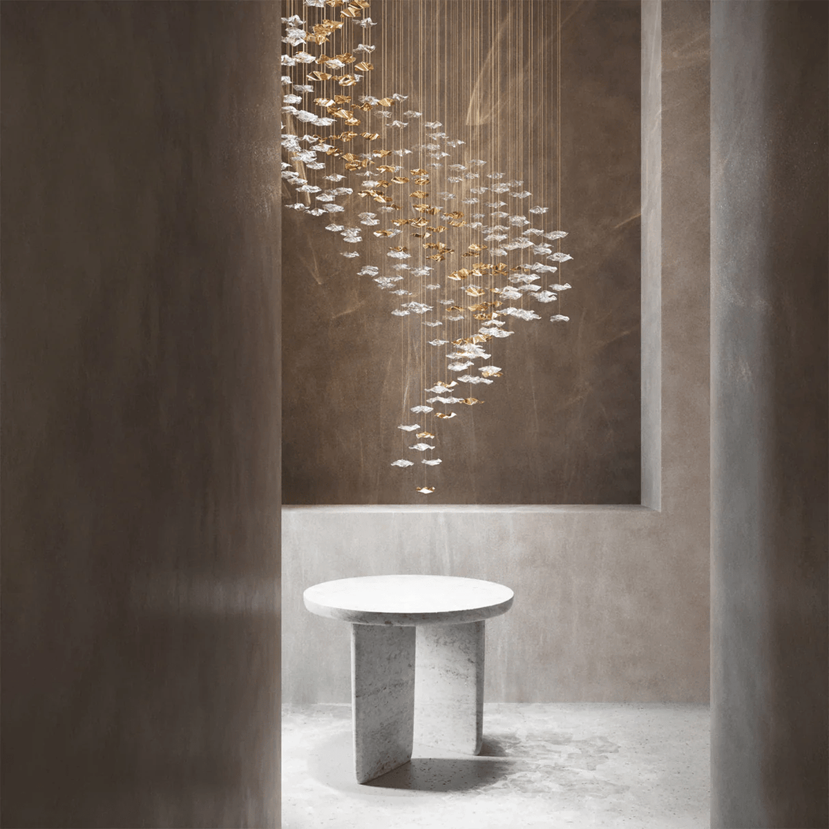 Galaxy Tidal Art Glass Crystal Spiral Chandelier - view 74