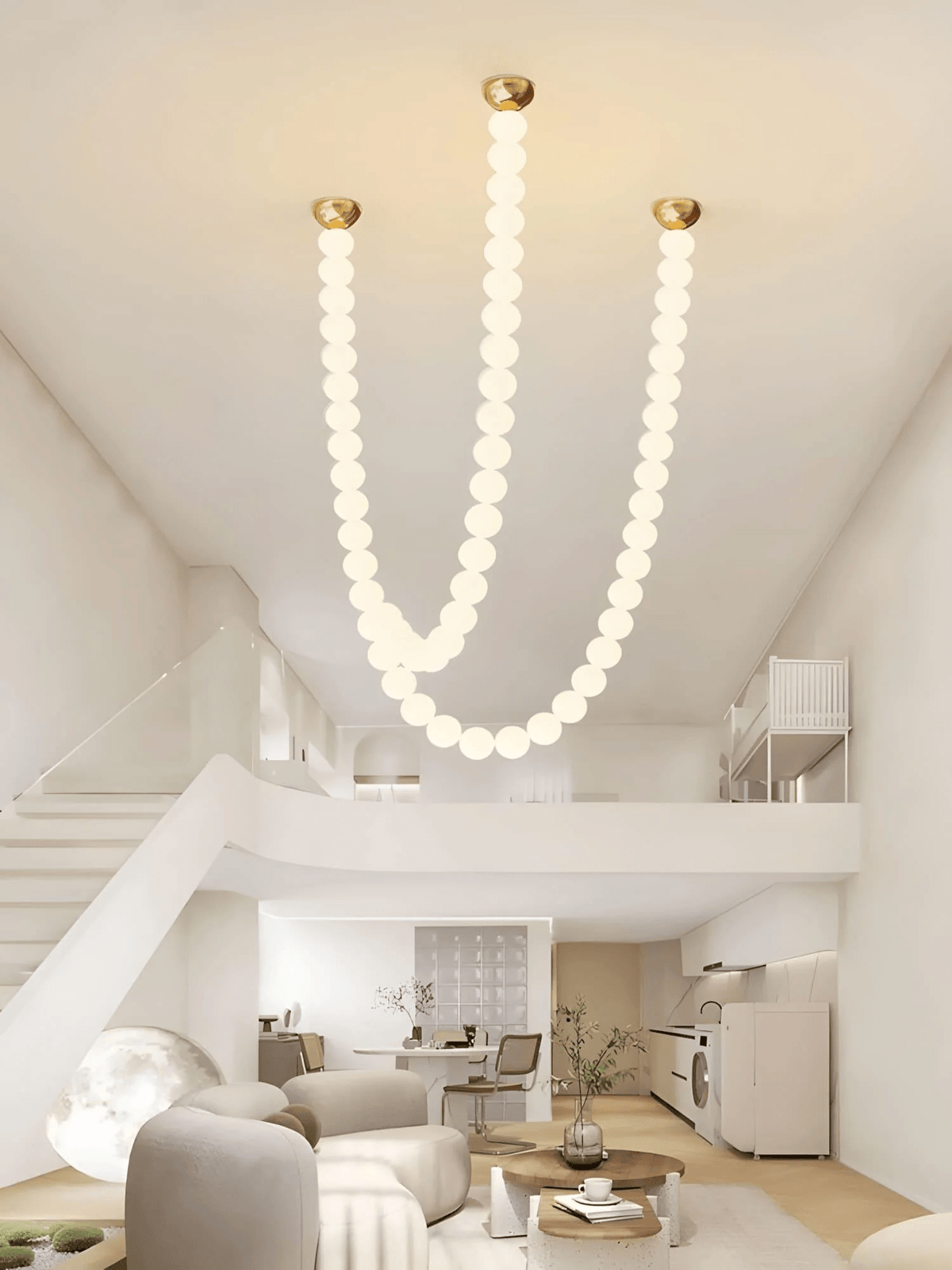 Halti Necklace Acrylic Chandelier - view 11