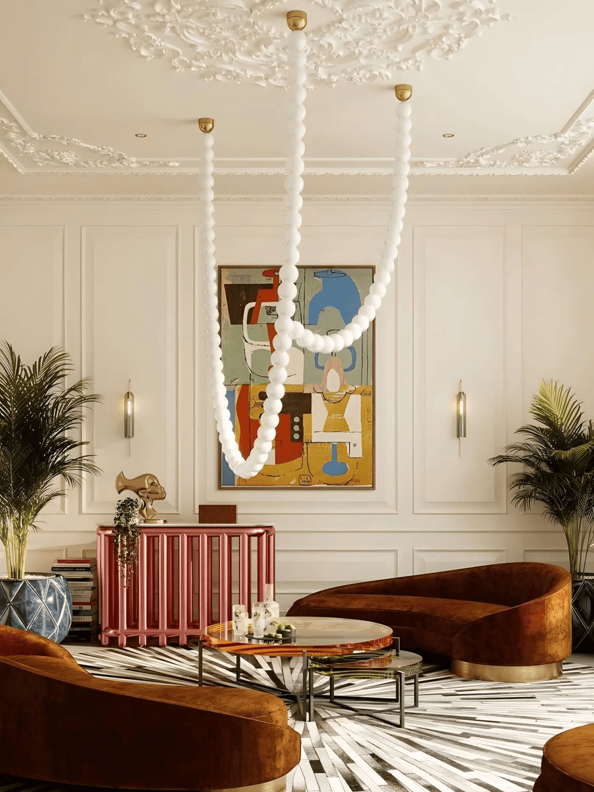 Halti Necklace Acrylic Chandelier - view 13