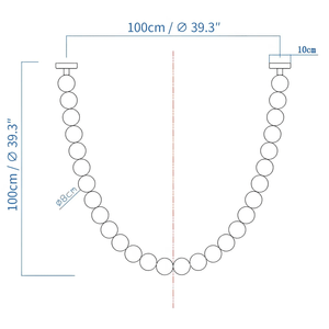 Halti Necklace Acrylic Chandelier - view 22
