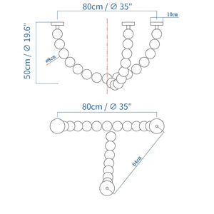 Halti Necklace Acrylic Chandelier - view 25
