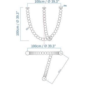 Halti Necklace Acrylic Chandelier - view 26