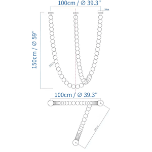 Halti Necklace Acrylic Chandelier - view 27