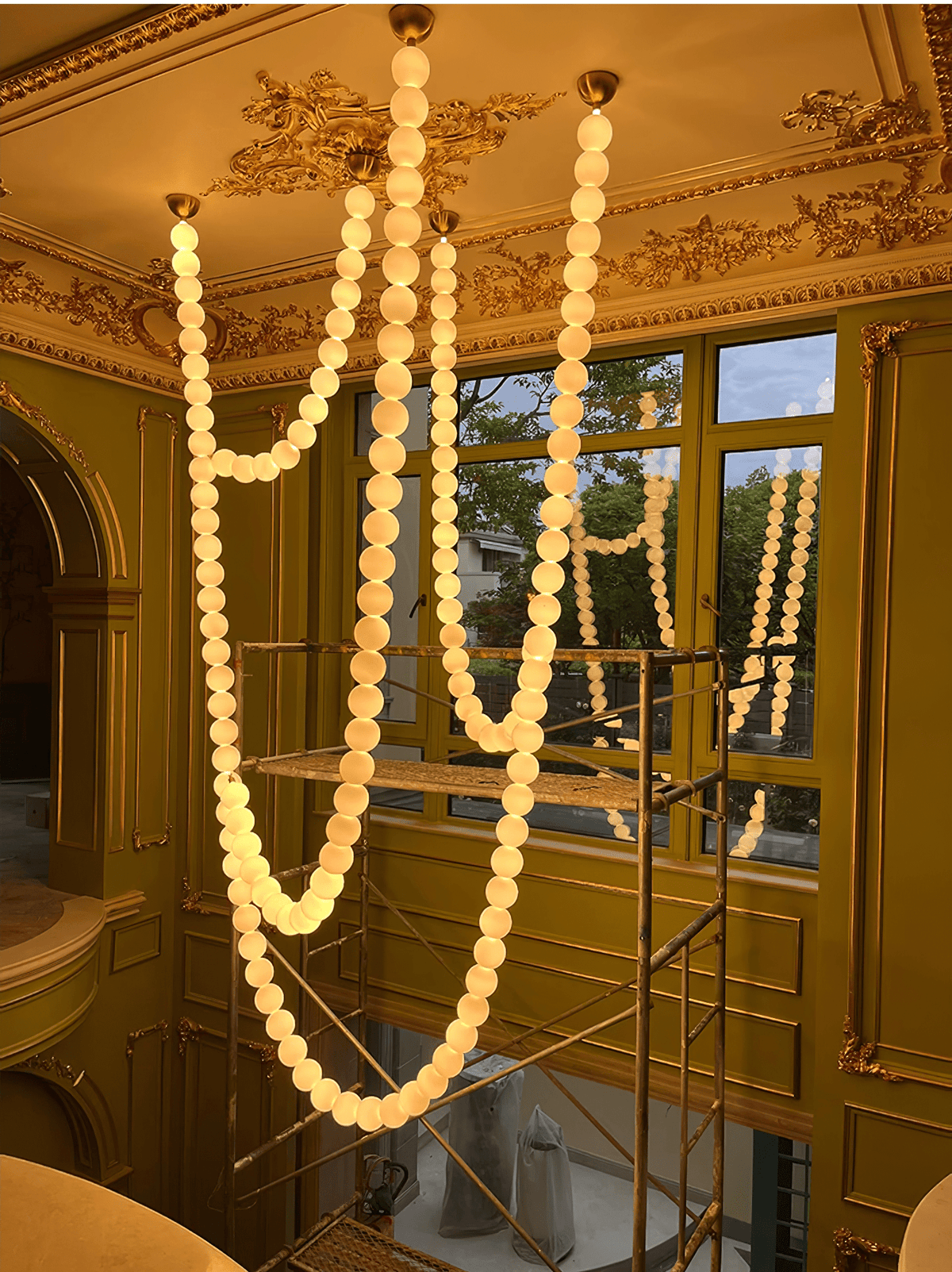 Halti Necklace Acrylic Chandelier - view 50
